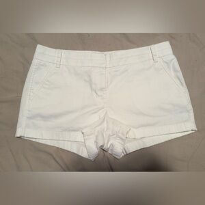 J. Crew Chino White Shorts
